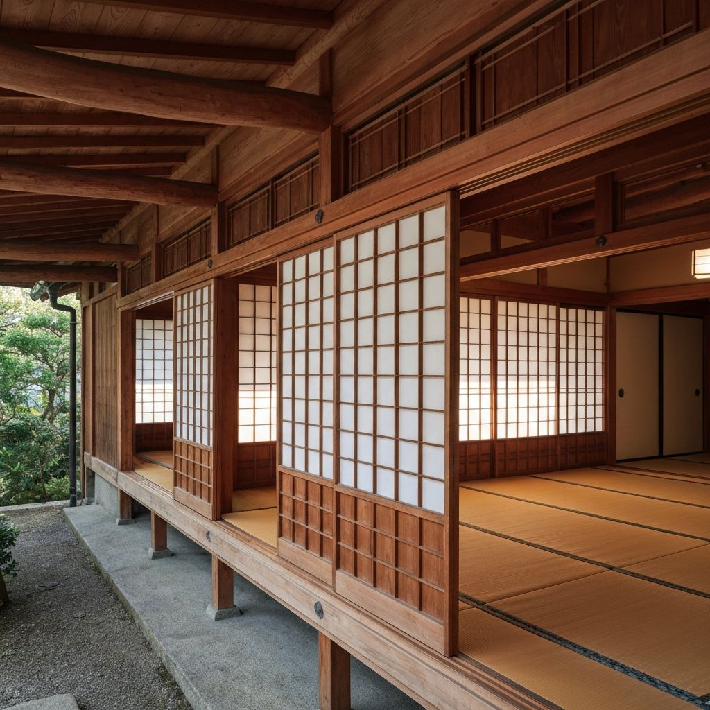 伝統木造建築の美しい空間